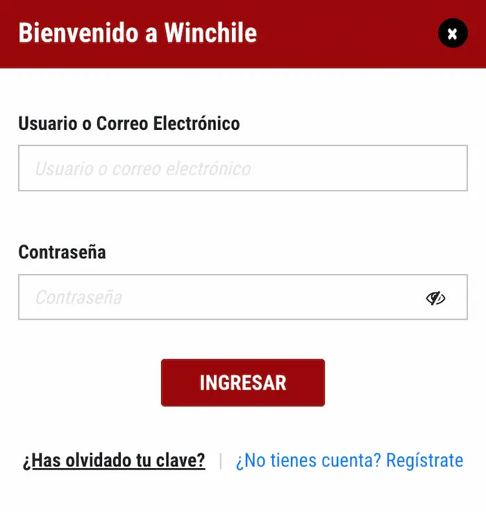 WinChile Casino es-cl login